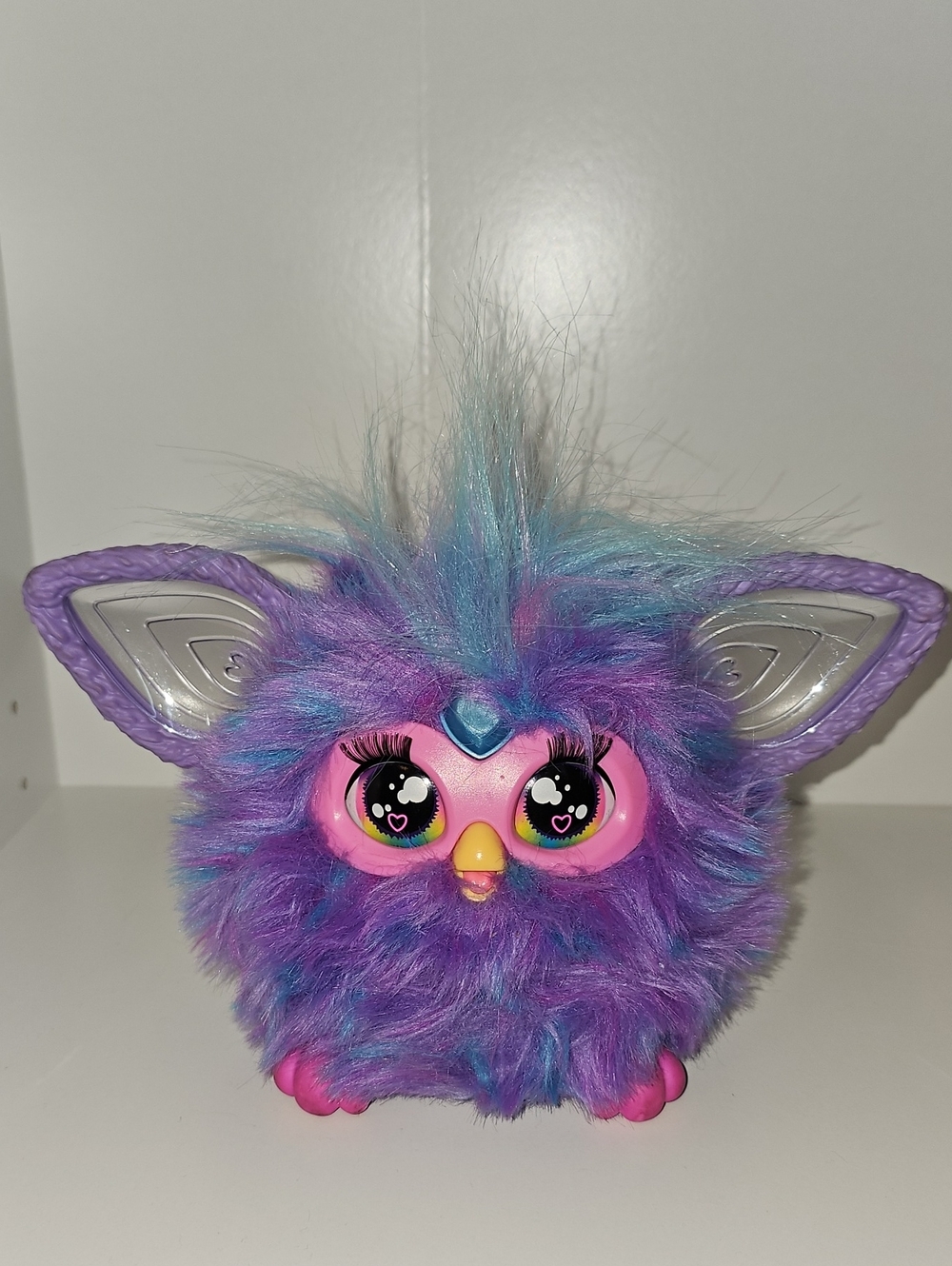 Furby Talks Interactive Purple & Blue Plush Interactive Bird Toy 2023